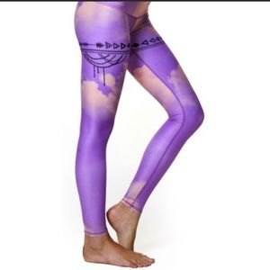 Teeki Purple Haze Leggings Small